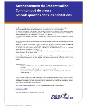 Conseils pour prévenir les vols qualifiés dans habitation