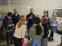 👮‍♂️👦👧 Visite du conseil des jeunes de Jodoigne à la Zone de Police Brabant Wallon Est