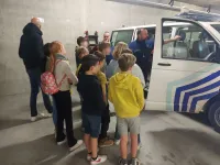 👮‍♂️👦👧 Visite du conseil des jeunes de Jodoigne à la Zone de Police Brabant Wallon Est