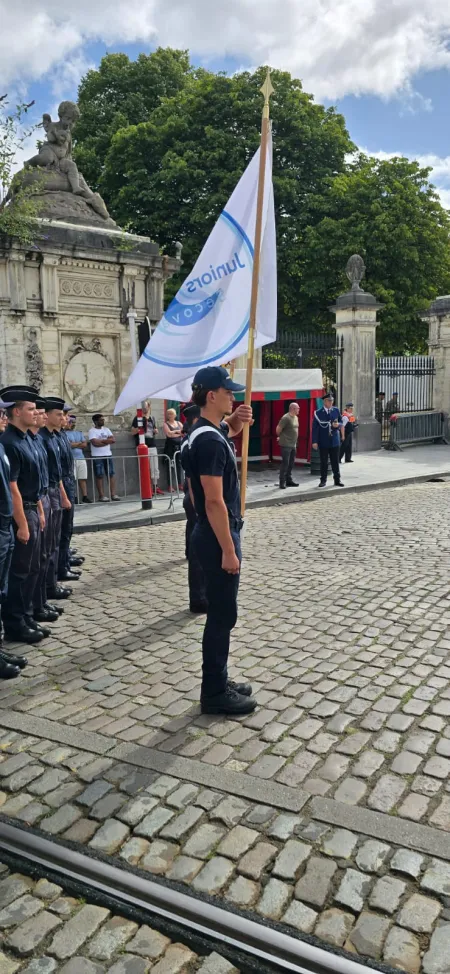 en position