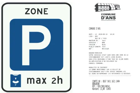 Taxe communale ANS - Disque Bleu