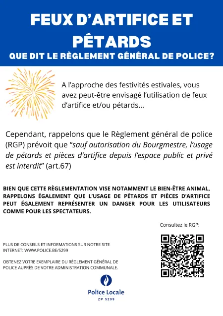 feux d'artifice et pétards