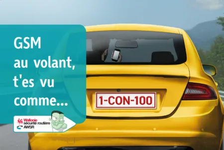 photo campagne gsm au volant