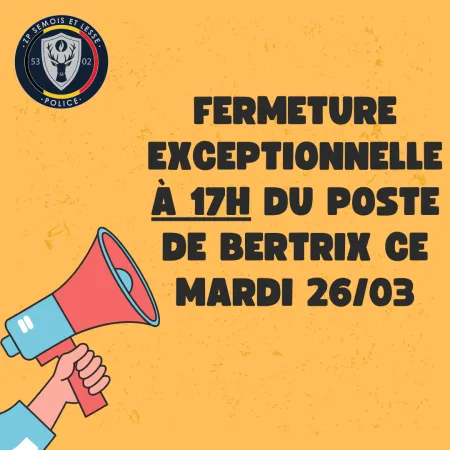 Fermeture Bertrix