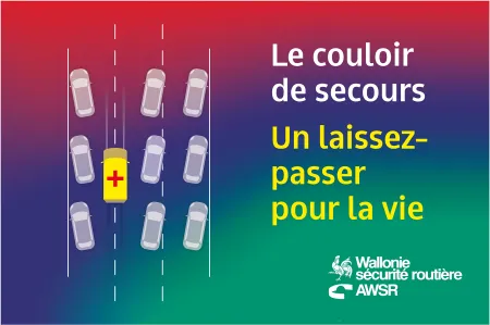Illustration campagne AWSR - Couloir de secours