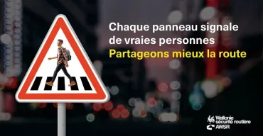 Illustration campagne AWSR Partageons mieux la route