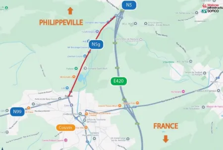 plans travaux RN 5 G