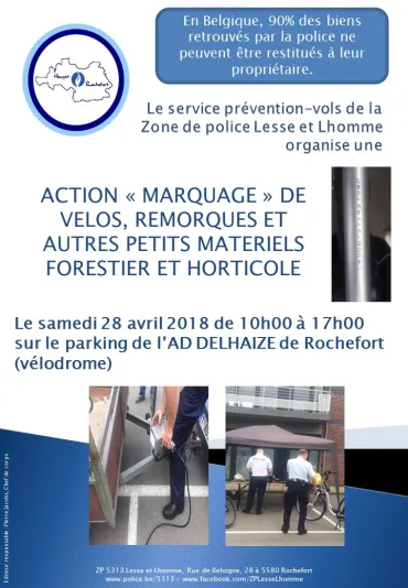 Affiche action gravage