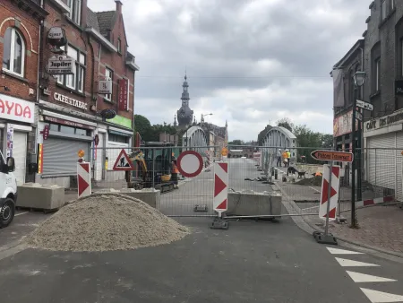 fermeture pont de Comines