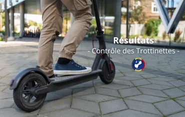 Résultats contrôle trottinettes