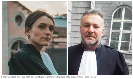 Fanny Arnould est l’avocate de la victime et Dimitri Rutigliano celui du prévenu.