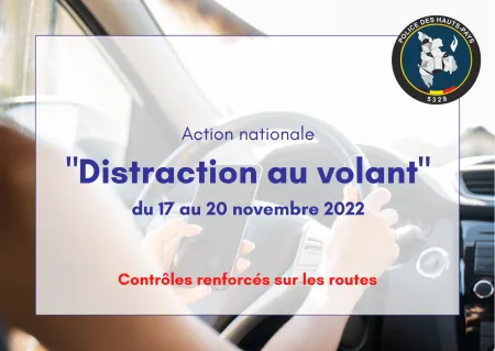 Distraction au volant