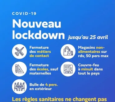 Covid - Mesures 24/03/2021