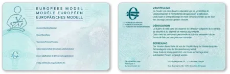 nouvelle carte dérogation ceinture de sécurité