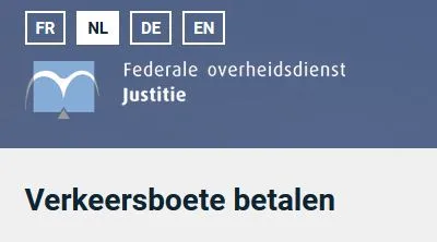 federale overheidsdienst justitie website