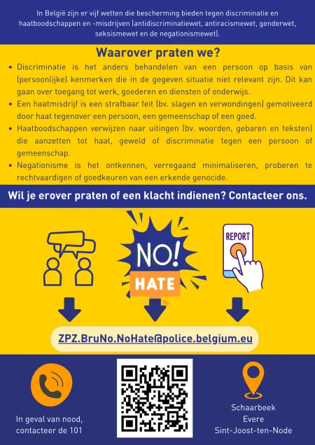 flyer no hate