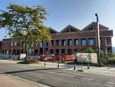 foto nieuw politiegebouw Minos in Mortsel 