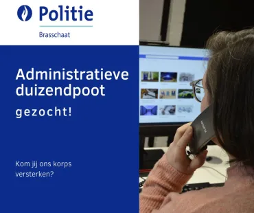 Werken op het korpssecretariaat van de lokale politie Brasschaat