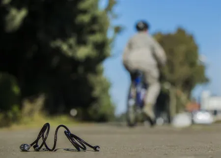 Foto van een fietsdiefstal