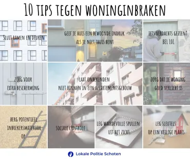 10 tips tegen woninginbraken