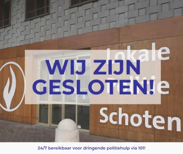 afbeelding kantoor wij zijn gesloten