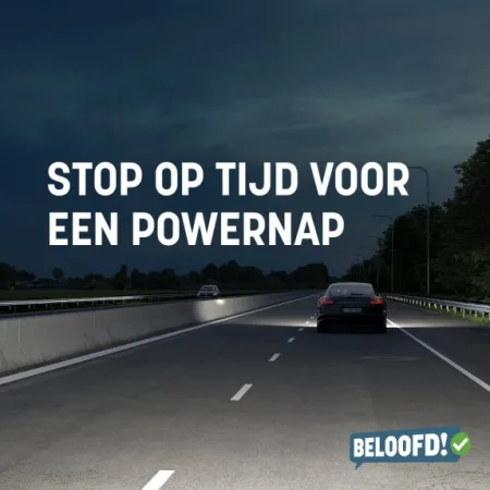 Stop op tijd voor een powernap