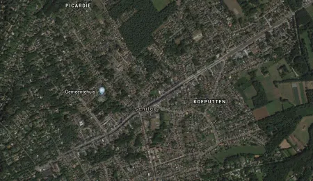 Kaart van de gemeente Schilde