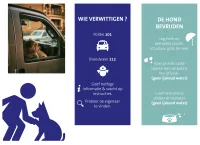 Laat je hond niet achter in de auto