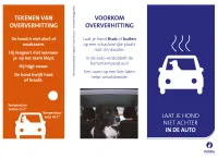 Laat je hond niet achter in de auto