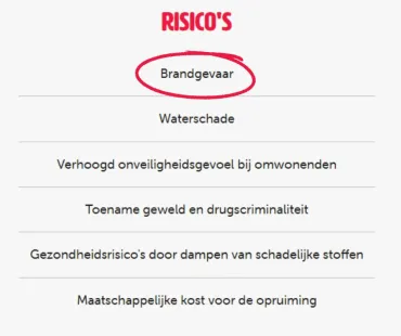 Risico's drugsplantage