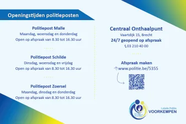 Openingsuren politieposten
