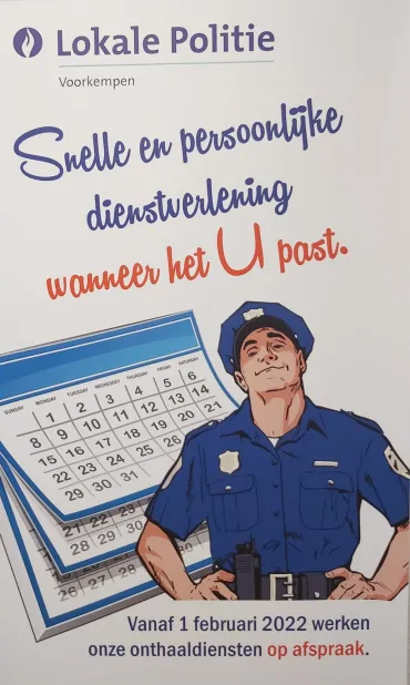 Werken op afspraak