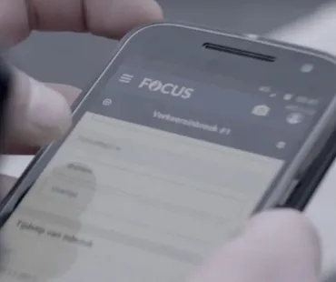 Foto van gsm met Focus