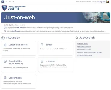 Startscherm just-on-web
