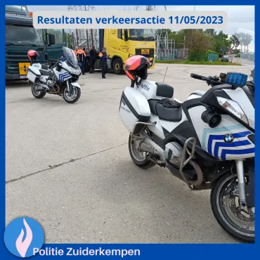 Resultaten verkeersactie