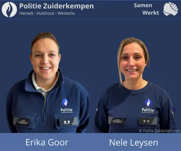 Erika Goor en Nele Leysen