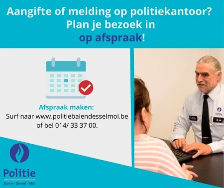 Onthaal op afspraak