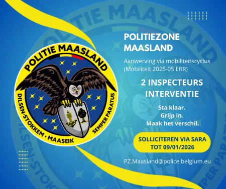 Vacature Inspecteur Interventie