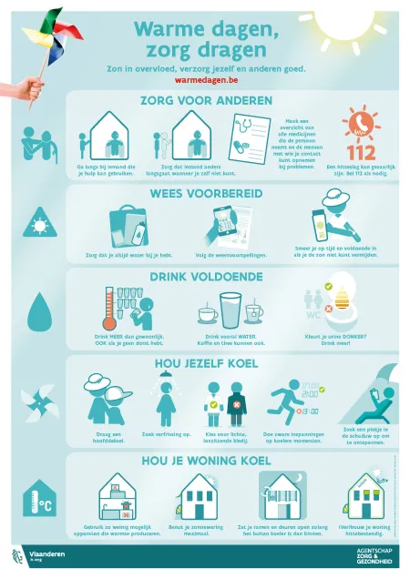 Warme dagen, zorg dragen