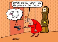 Open enkel voor uw bezoeker de deur