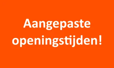 Aangepaste openingsuren