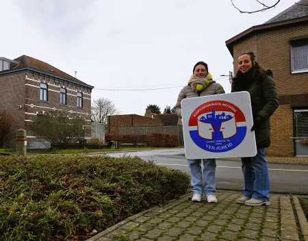 Het BIN-bestuur Donna Peerboom en Joke Dejonckheere