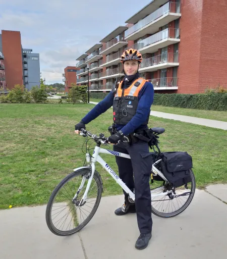 Robrecht Ruelens, de nieuwe wijkinspecteur van het centrum van Herent