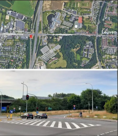 Locatie verkeersongeval