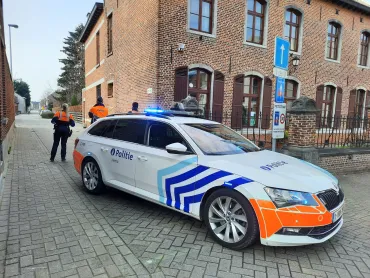 Bommelding school de Kraal Herent centrum