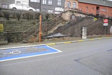 foto van de Diestsestraat waar slachtoffer werd neergestoken