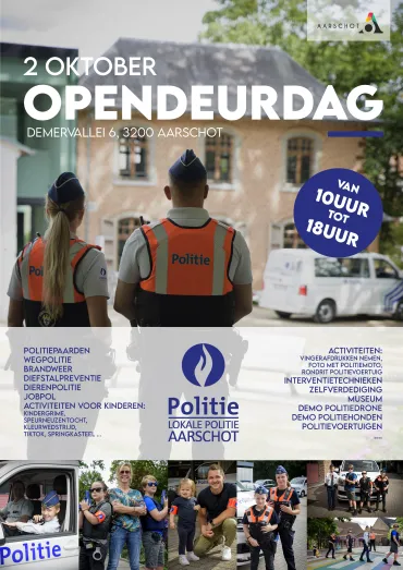 affiche van onze opendeurdag