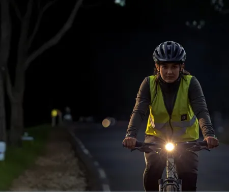 fietser in fluo
