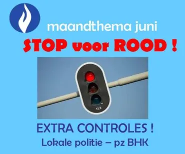 Maanthema verkeer 'stop voor rood'