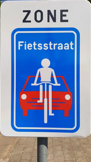 Verkeersbord fietsstraat